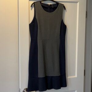 J. Crew Multicolored Ruffled Tiered Midi Dress